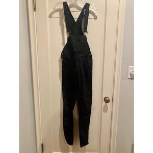 Black Overalls with stretch
